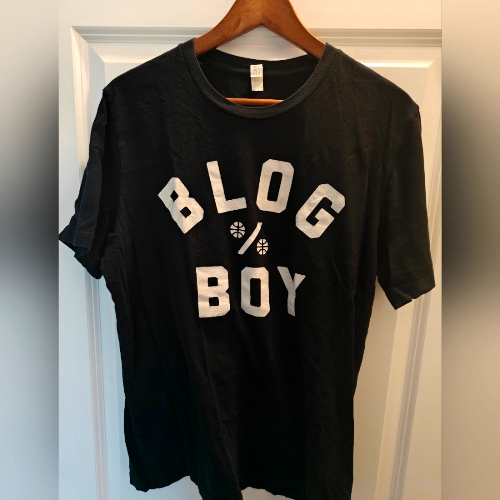 Blog Boy T-shirt from the ringer.com. Size Large, shirt by Canvas.